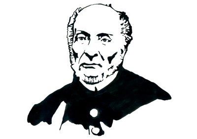 Représentation de Victor Schoelcher (1804-1893) homme politique français, franc-maçon, connu pour avoir dirigé le décret de l