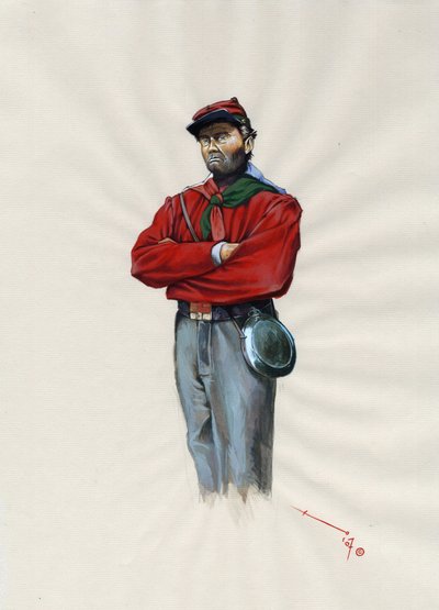 Unification italienne (Risorgimento), officier volontaire de l