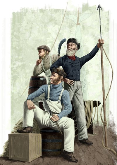 Trois baleines - Alessandro Lonati