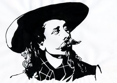 William Frederick Cody - Connu sous le nom de Buffalo Bill - Portrait de Buffalo Bill (1846-1917), Colonel William Cody. - Alessandro Lonati
