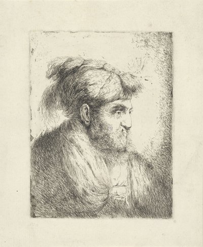 Homme avec turban - Alessandro Longhi