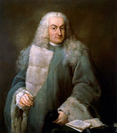 Portrait de Giulio Contarini da Mula (1519-1575), avocat de San Marco, peinture par Alessandro Longhi (1733-1813) - Alessandro Longhi