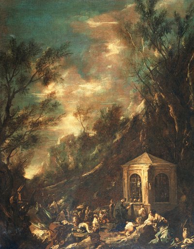 Scène de pèlerinage - Alessandro Magnasco