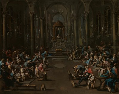 La synagogue - Alessandro Magnasco