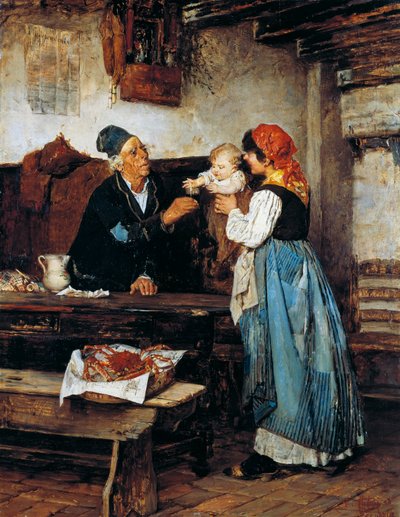 Grand-père offrant - Alessandro Milesi
