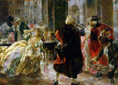 Le Café Florian au XVIIIe siècle - Alessandro Milesi