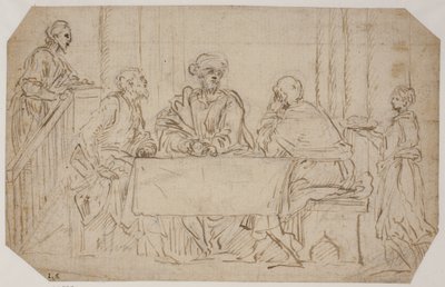 Le souper à Emmaüs - Alessandro Moretto