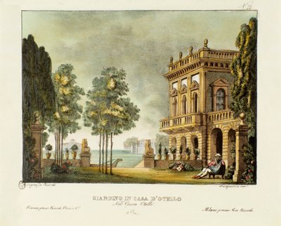 Vue du jardin et de la maison d