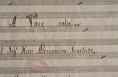 Partition manuscrite de XXV Cantates pour voix solo par Alessandro Scarlatti - Alessandro Scarlatti