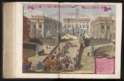 Escalier vers la Piazza del Campidoglio à Rome - Alessandro Specchi