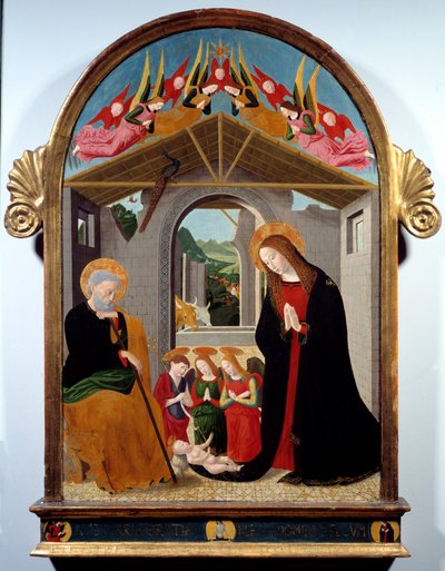 La nativité. Peinture d