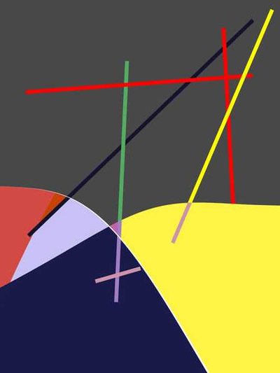 Route et poteaux télégraphiques - Alex Caminker