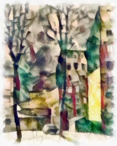 Vue (verte) #19, 2016 - Alex Caminker
