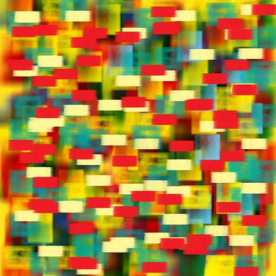 Pointillisme horizontal marron, 2019 - Alex Caminker