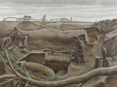 Saillant de Nimègue, décembre 1944 (huile sur toile) - Alex Colville