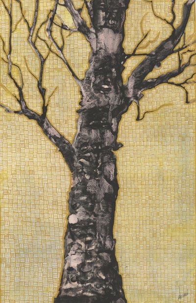 Arbre nu sur fond doré - Alex Walsh