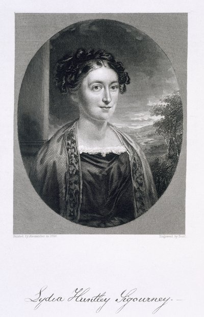 Lydia Huntley Sigourney, gravée par Burt - Alexander