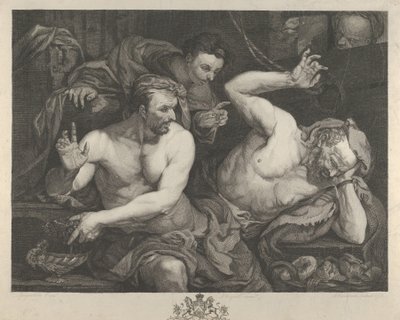 Joseph interprétant les rêves du chef échanson et du chef boulanger de Pharaon, 1766 - Alexander Bannerman