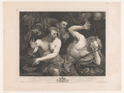 Joseph interprétant les rêves du chef échanson et du boulanger de Pharaon - Alexander Bannerman