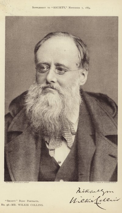 Portrait de Wilkie Collins - Alexander Bassano