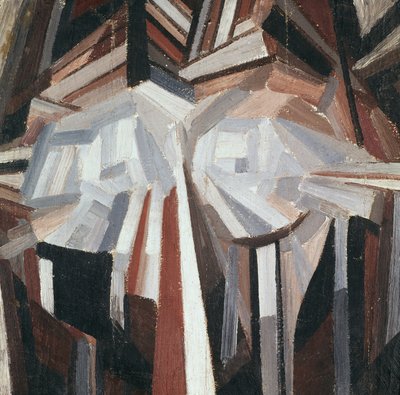 Tête cubiste, 1914-15 - Alexander Bogomazov