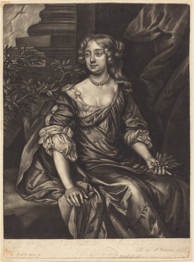 La très honorable Lady Elizabeth Butler, comtesse de Chesterfield - Alexander Browne after Sir Peter Lely