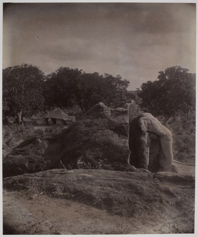 Éléphant sculpté au sommet d