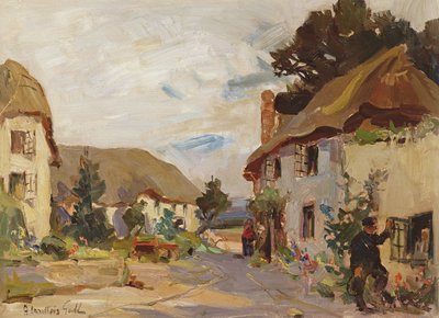 La Conversation des Villageois - Alexander Carruthers Gould