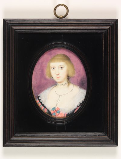 Lady Katherine Manners, duchesse de Buckingham (aquarelle sur vélin) - Alexander Cooper