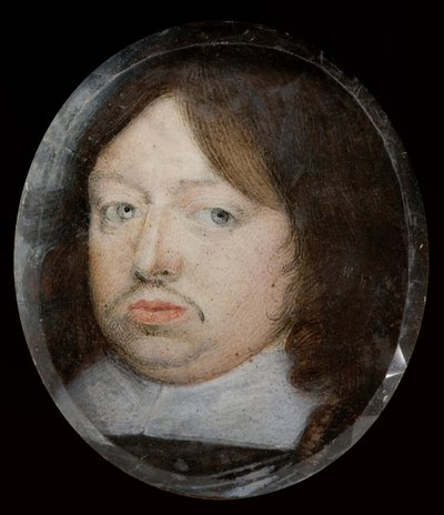 Miniature de Charles X, Roi de Suède, vers 1650 - Alexander Cooper