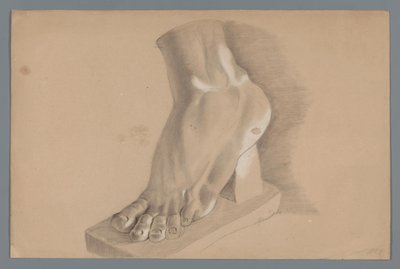 Modèle en plâtre d