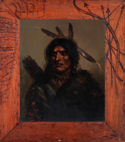 Homme indien avec carquois - Alexander Davis Cooper