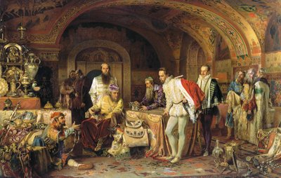 Ivan IV de Russie montre ses trésors à l
