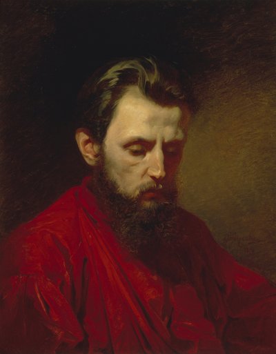 Portrait du peintre Vyacheslav Grigoryevich Schwarz 1838-1869, 1870 - Alexander Dmitrievich Litovchenko