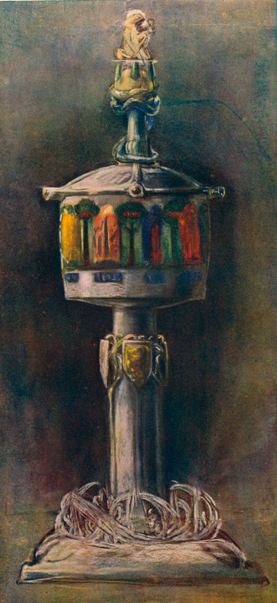 Coupe en argent avec émaux Bassetaille - Alexander Fisher