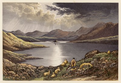 Paysages des lochs écossais : Loch Doon - Alexander Francis (after) Lydon