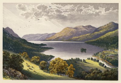 Paysage de loch écossais : Loch Earn - Alexander Francis (after) Lydon