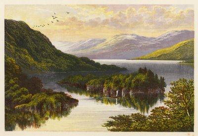 Paysage du Loch Katrine - Alexander Francis (after) Lydon