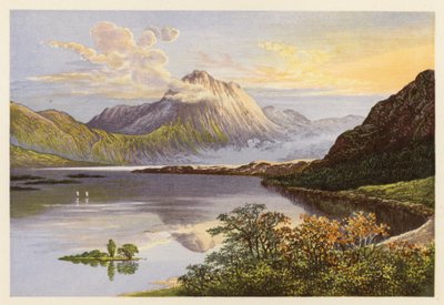 Paysage du Loch Maree - Alexander Francis (after) Lydon