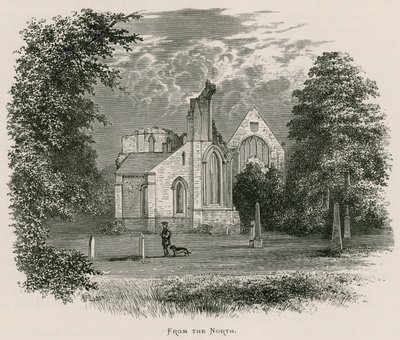 Abbaye de Dryburgh, vue du nord - Alexander Francis Lydon