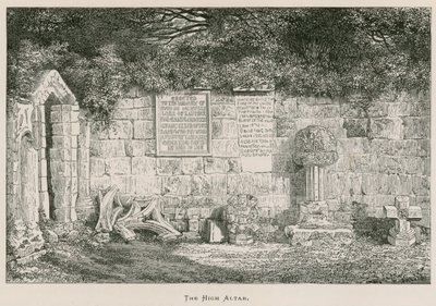Abbaye de Dryburgh, Le Haut Autel - Alexander Francis Lydon