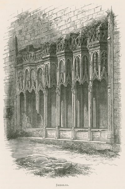 Abbaye de Furness, Sedilia - Alexander Francis Lydon