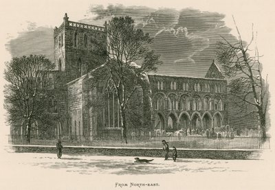 Abbaye de Jedburgh, vue du nord-est - Alexander Francis Lydon