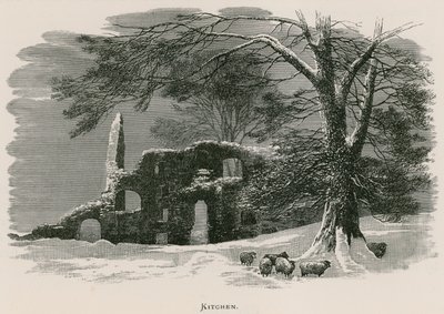 Abbaye de Kirkstall, cuisine - Alexander Francis Lydon