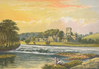 Abbaye de Kirkstall, vers 1880, 1897 - Alexander Francis Lydon
