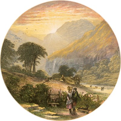 Paysage du Lake District - Alexander Francis Lydon