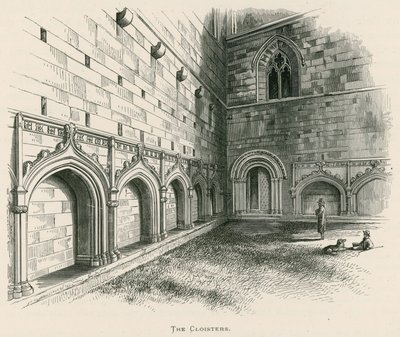 Abbaye de Melrose, Les Cloîtres - Alexander Francis Lydon
