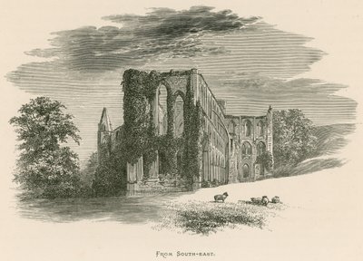 Abbaye de Rievaulx, vue du sud-est - Alexander Francis Lydon