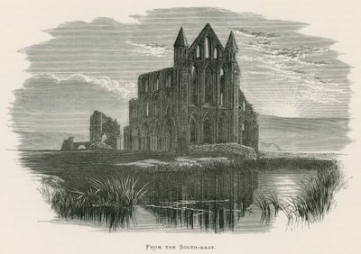 Abbaye de Whitby, vue du sud-est - Alexander Francis Lydon