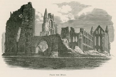 Abbaye de Whitby, vue de l
